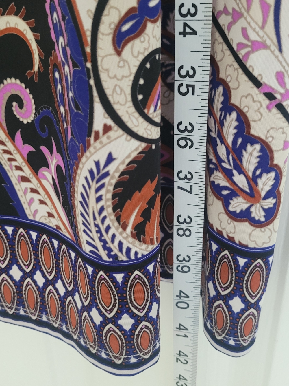 INC Paisley Midi Dresses  in Cream, Purple, Black, Brown, Pink - Picture 7 of 16